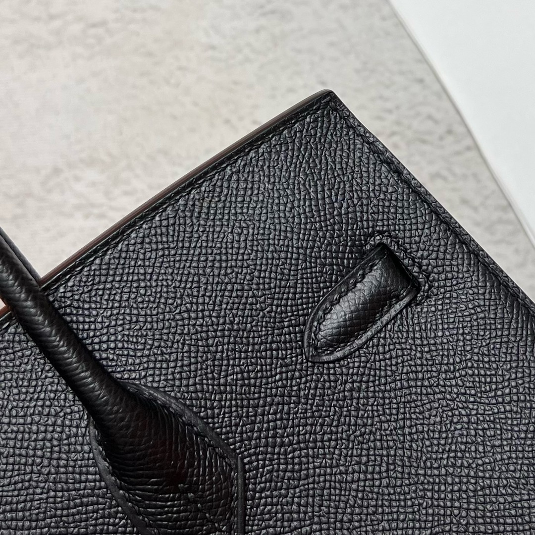 에르메스 버킨백25 블랙 금장 앱송